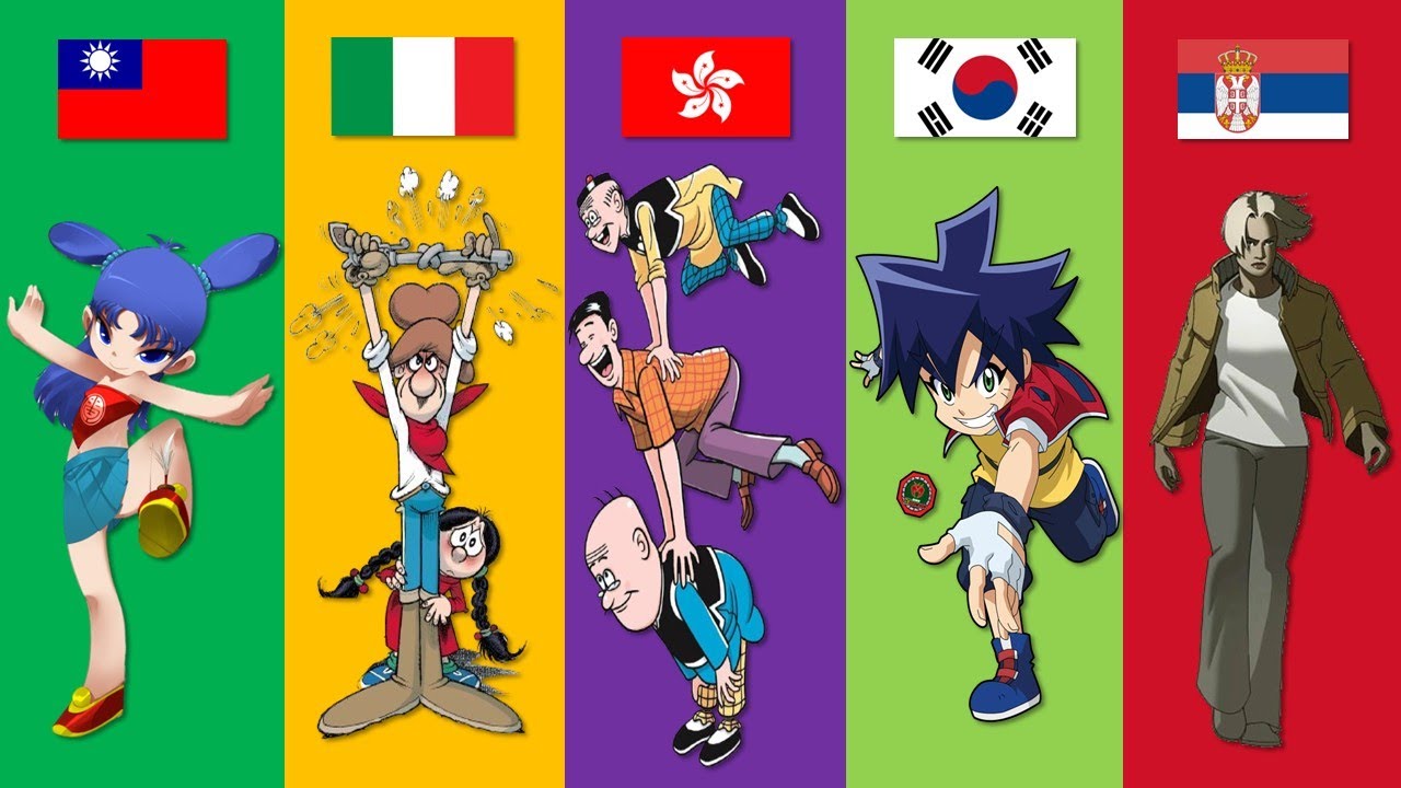 Cartoons From Different Countries | Pt.75