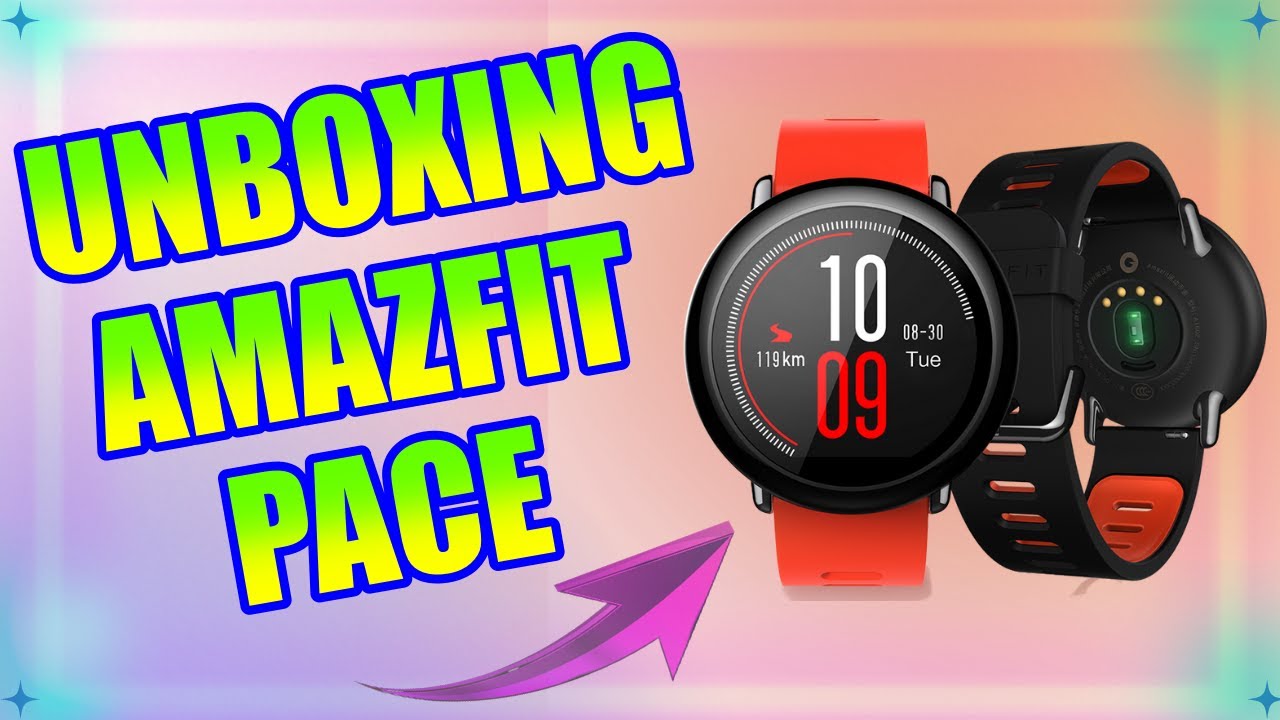 UNBOXING AMAZFIT PACE ( RELÓGIO GPS TOP - SMARTWATCH BARATO XIAOMI PARA CORRER E PEDALAR )