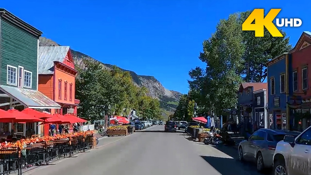 Crested Butte 4K Driving Tour | Colorado Mountain Town Scenic Drive