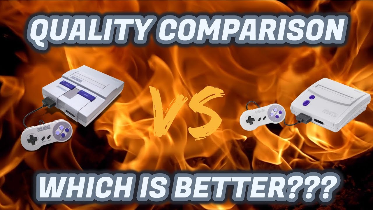 Сравнение качества: оригинальная SNES против SNES Jr. — что лучше???