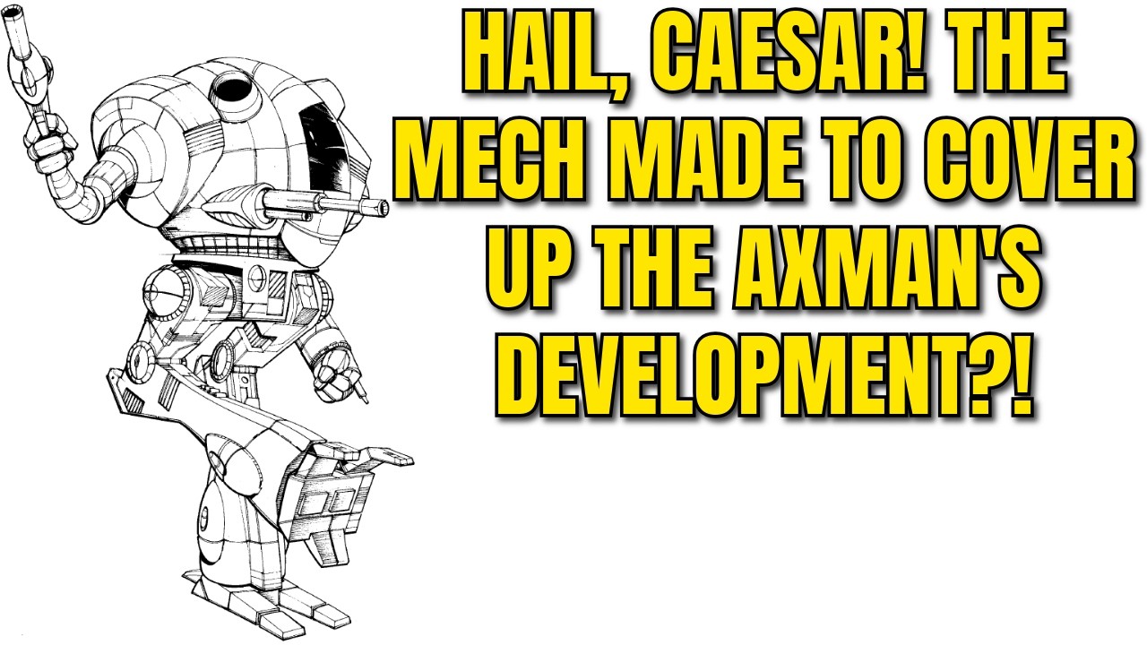 Backwards legs?! A handheld PPC?! The Caesar is silly, but great on the table! Goofy Battletech Mech