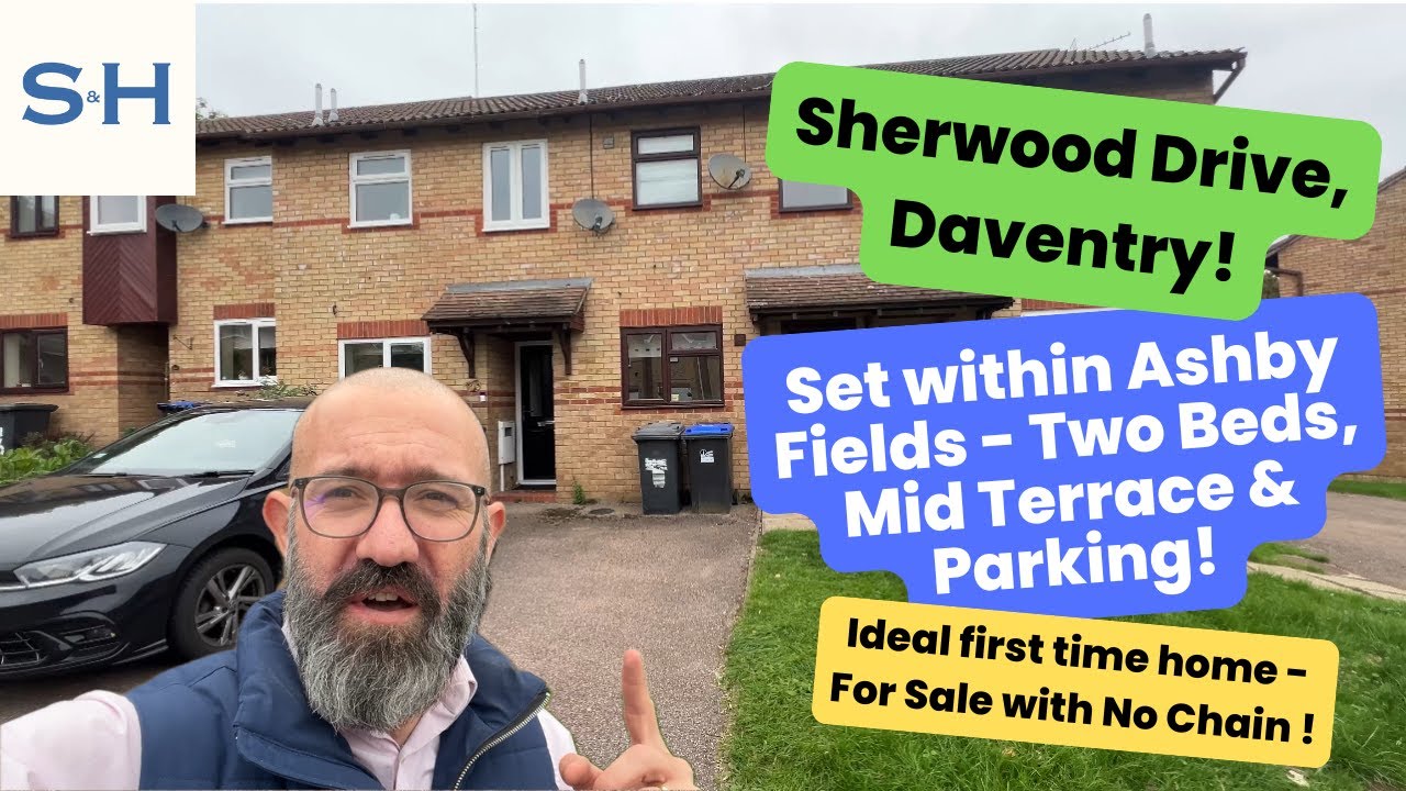 Ideal First Time Home in Daventry - Sherwood Drive. Two Bed Home For Sale with No Chain !!