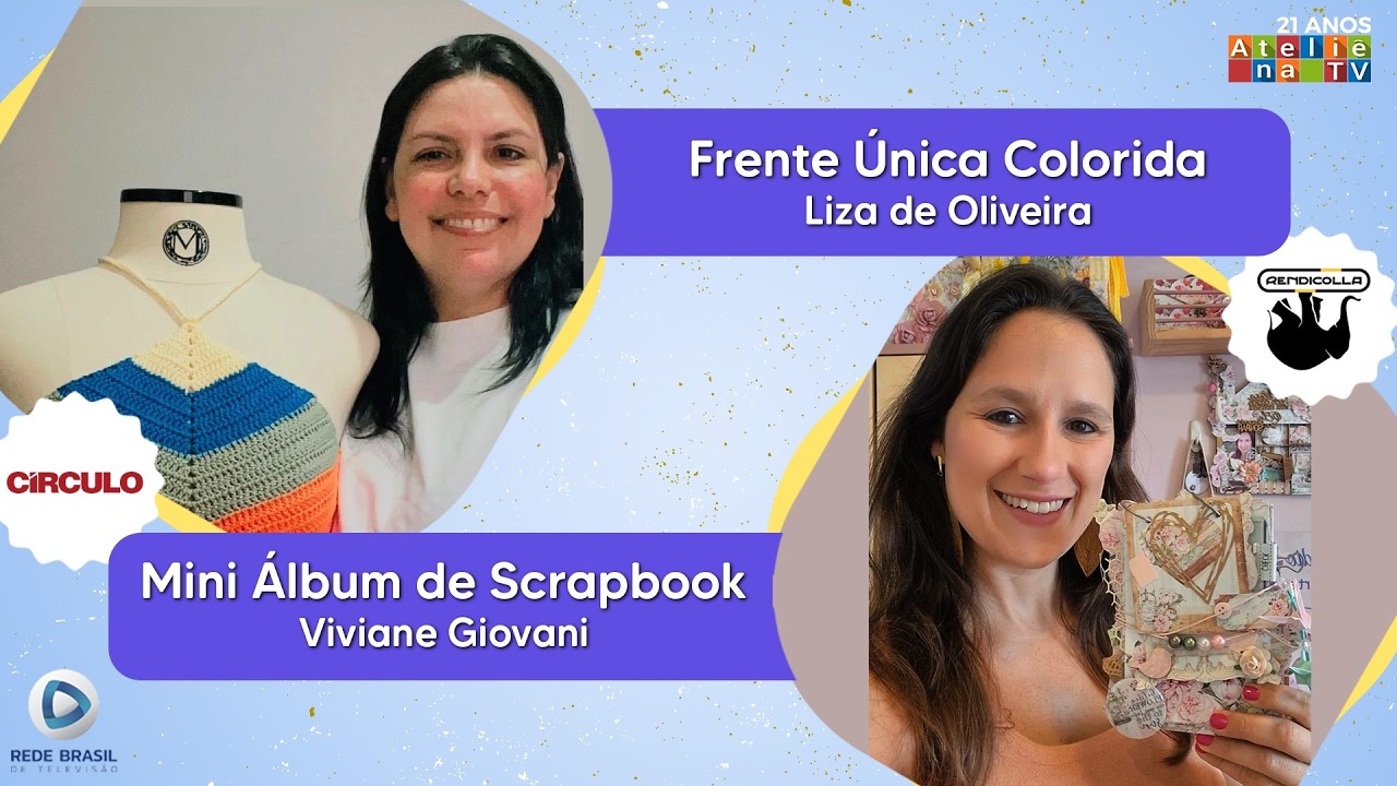 MINI ÁLBUM DE SCRAPBOOK / FRENTE ÚNICA COLORIDA