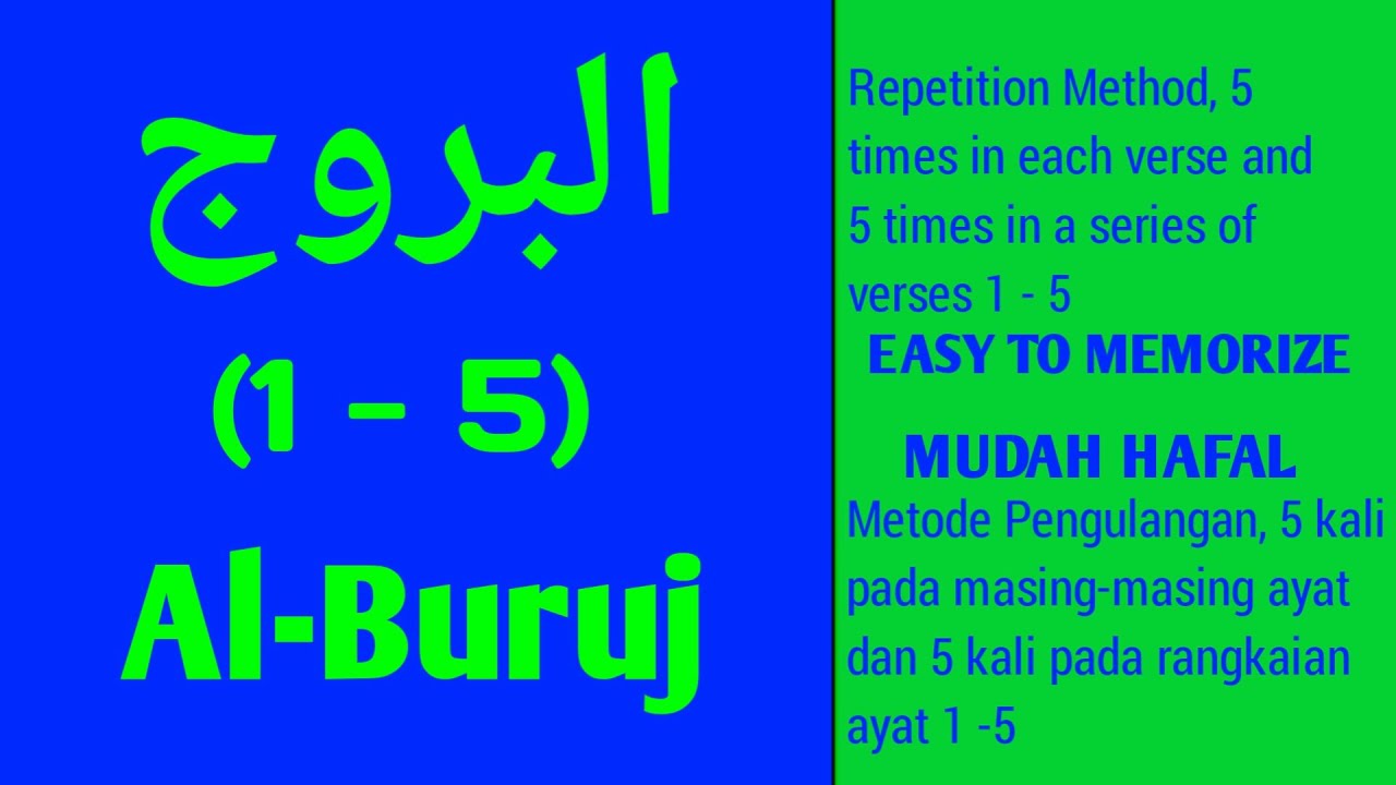 Al Buruj 1-5