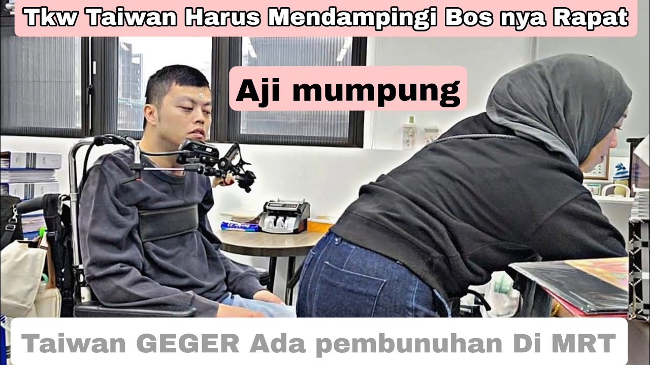 Taiwan GEGER Ada Pembunuhan Di MRT ⁉️Aji Mumpung Bose Rapat Tkw Taiwan Ini Malah keluyuran