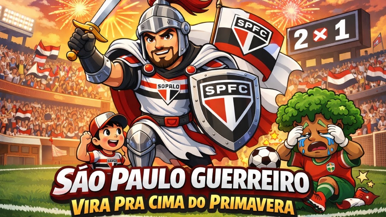 São Paulo 2 X 1 Primavera - Guerreiros viram o jogo, Calleri cobra reforços e fala de renovação!