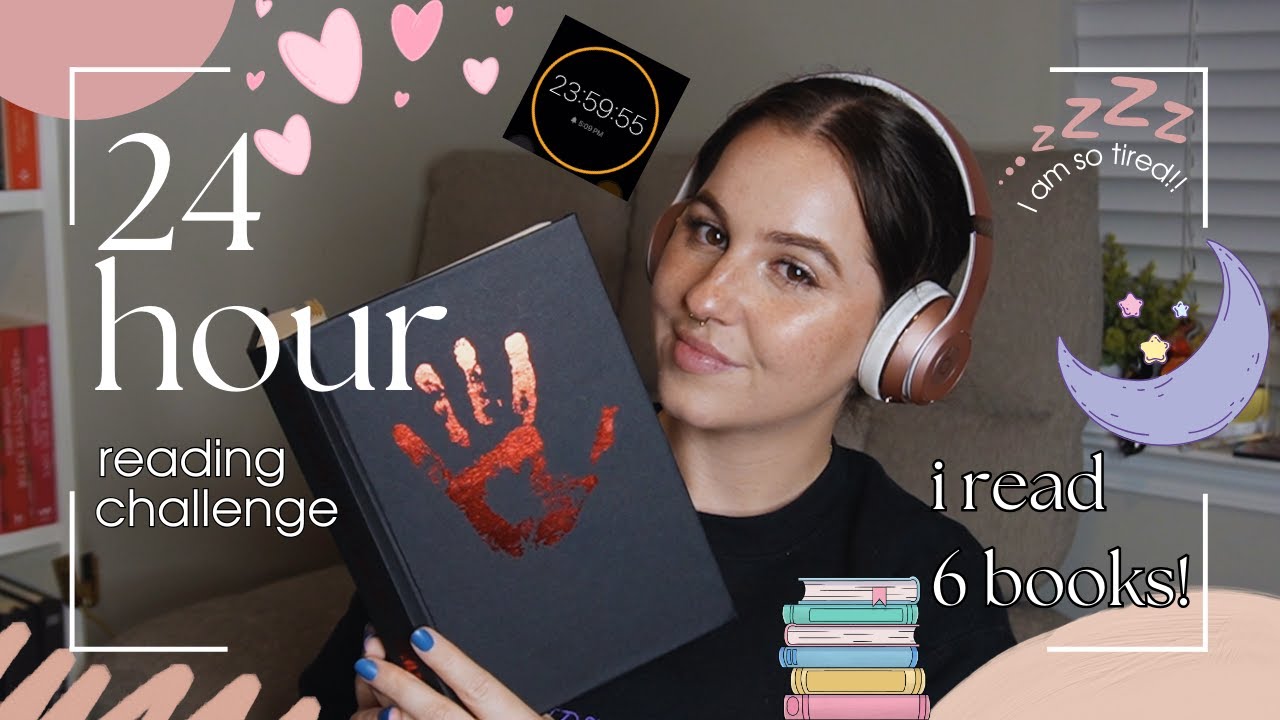 Сколько я смогу прочитать за 24 часа? 🎧☕ 📖 Челлендж чтения за 24 часа! 💤