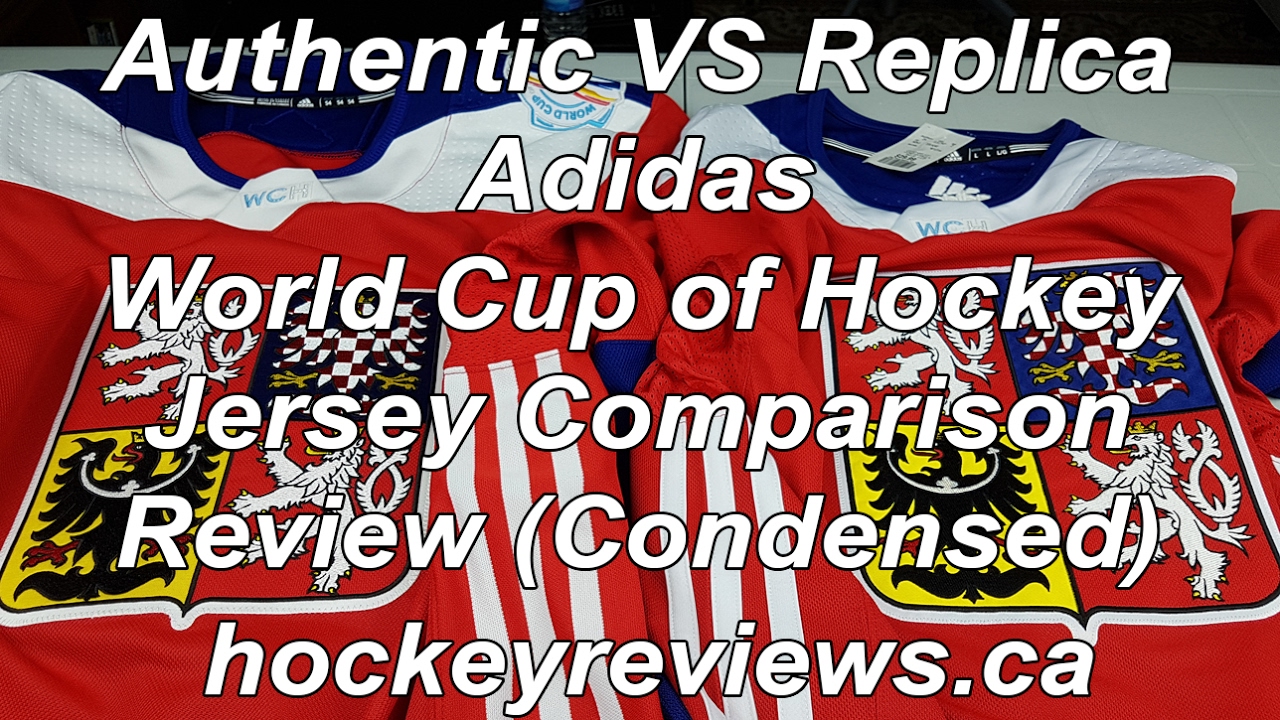 Adidas World Cup of Hockey Authentic vs Replica Jersey Comparison Review (Condensed) WCH NHL