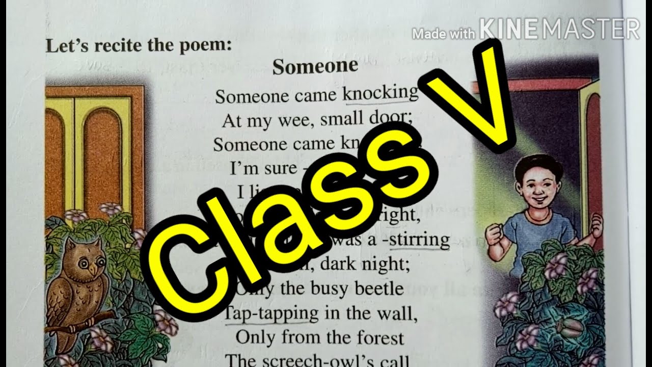 SCERT Class 5 English Lesson 5 Poem Someone in Assamese Expla|| পঞ্চম শ্ৰেণীৰ ইংৰাজী কবিতা 'Someone'