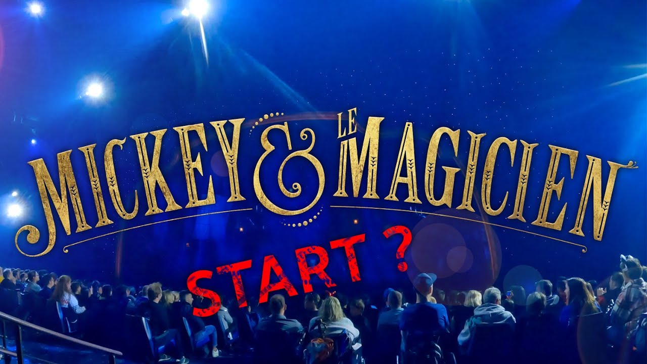 [4K] Mickey and The Magician - Difficult to start! - Disneyland Paris