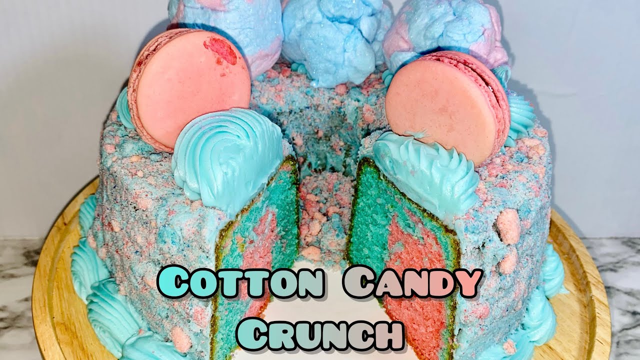 Cotton Candy Crunch Cream Cheese Pound Cake | Fridai’s Kitchen | Subscriber Request