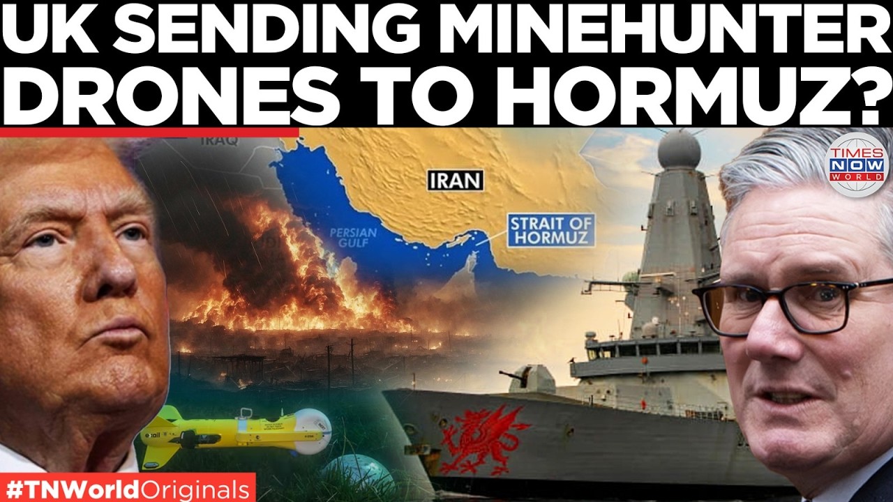 HMS DRAGON MOVES IN: UK Warship Deployed As Drone Minehunters Eye Hormuz Mission | US-Iran War