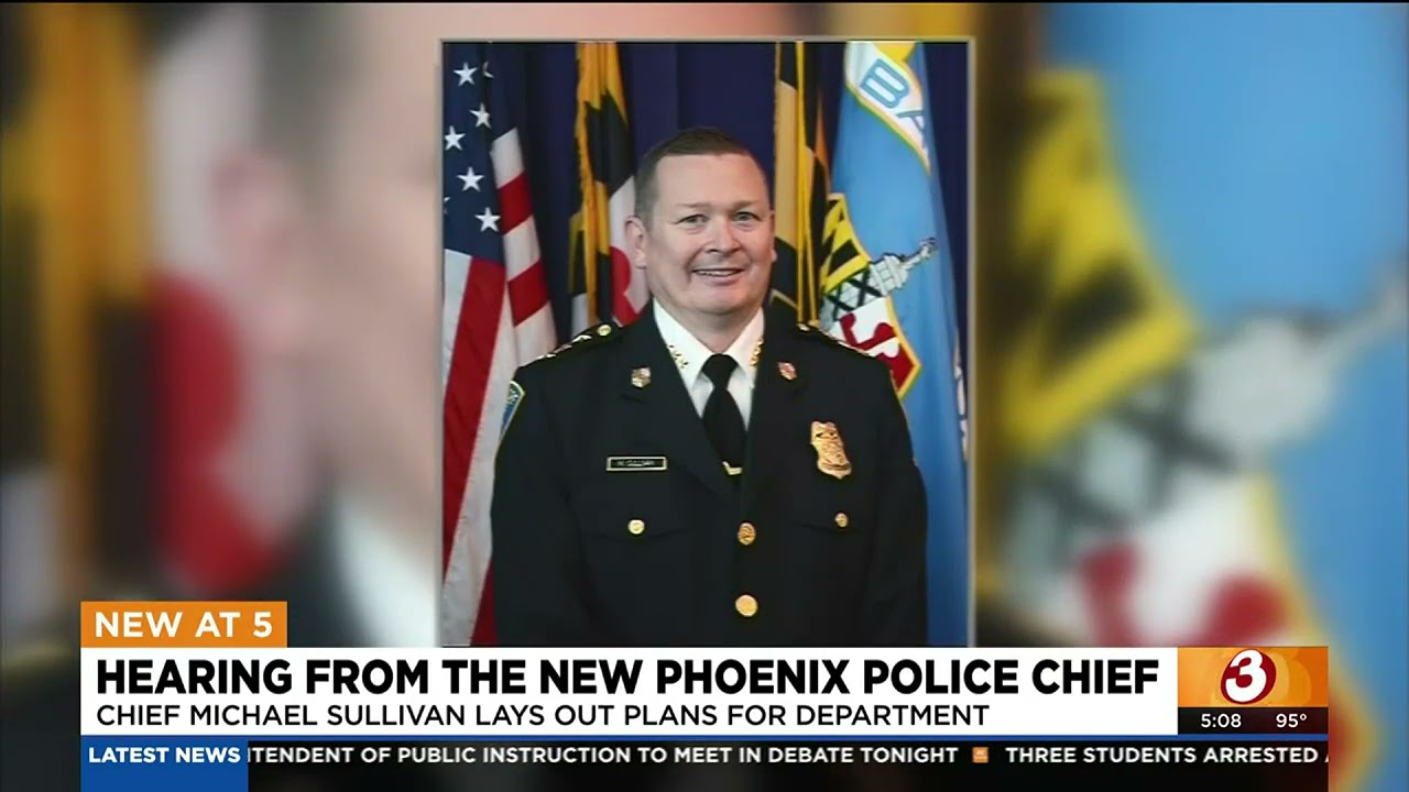 New Phoenix police chief Michael Sullivan shares plans for the department