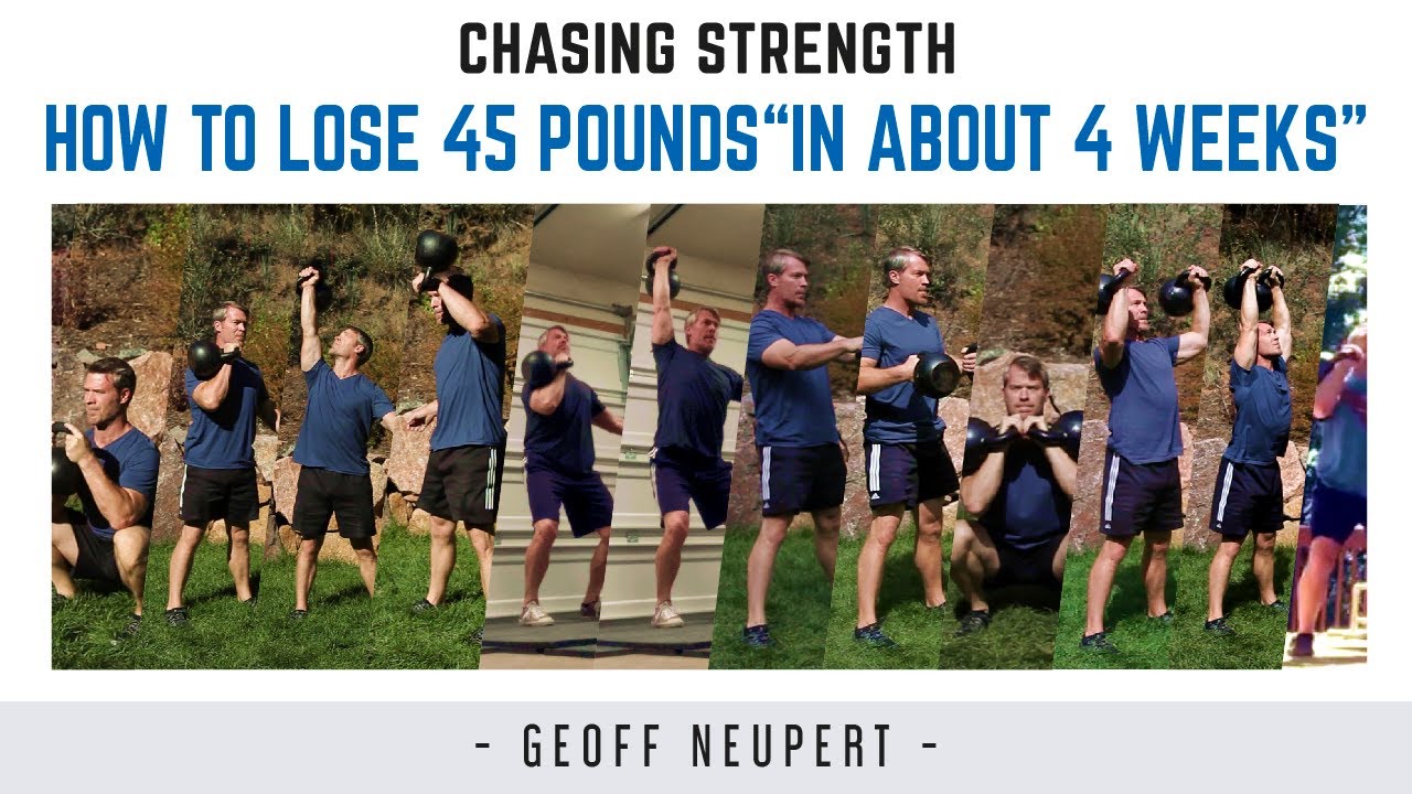 How to lose 45 pounds (20.5kg) “in about 4 weeks” using kettlebell workouts (WHAAAATTTT???)