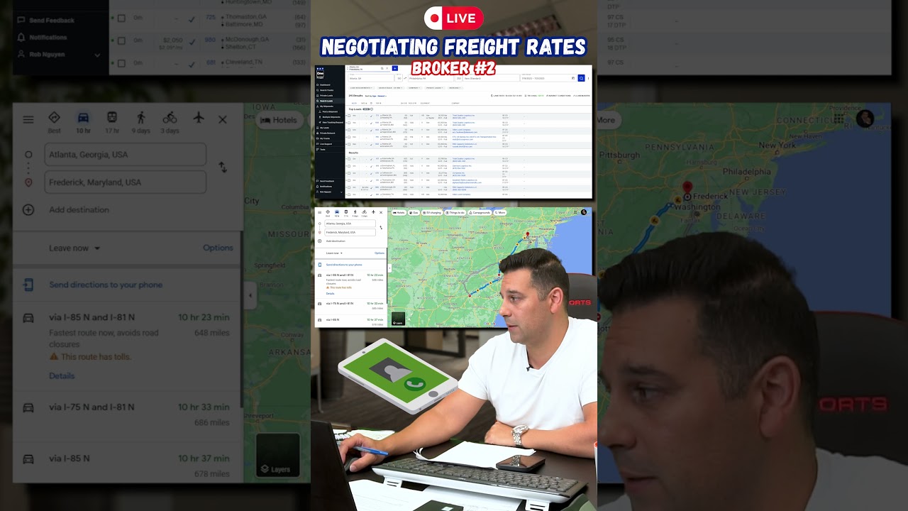 MASTERING Freight Rates! Booking a Load for $3.00 per mile! 🚚