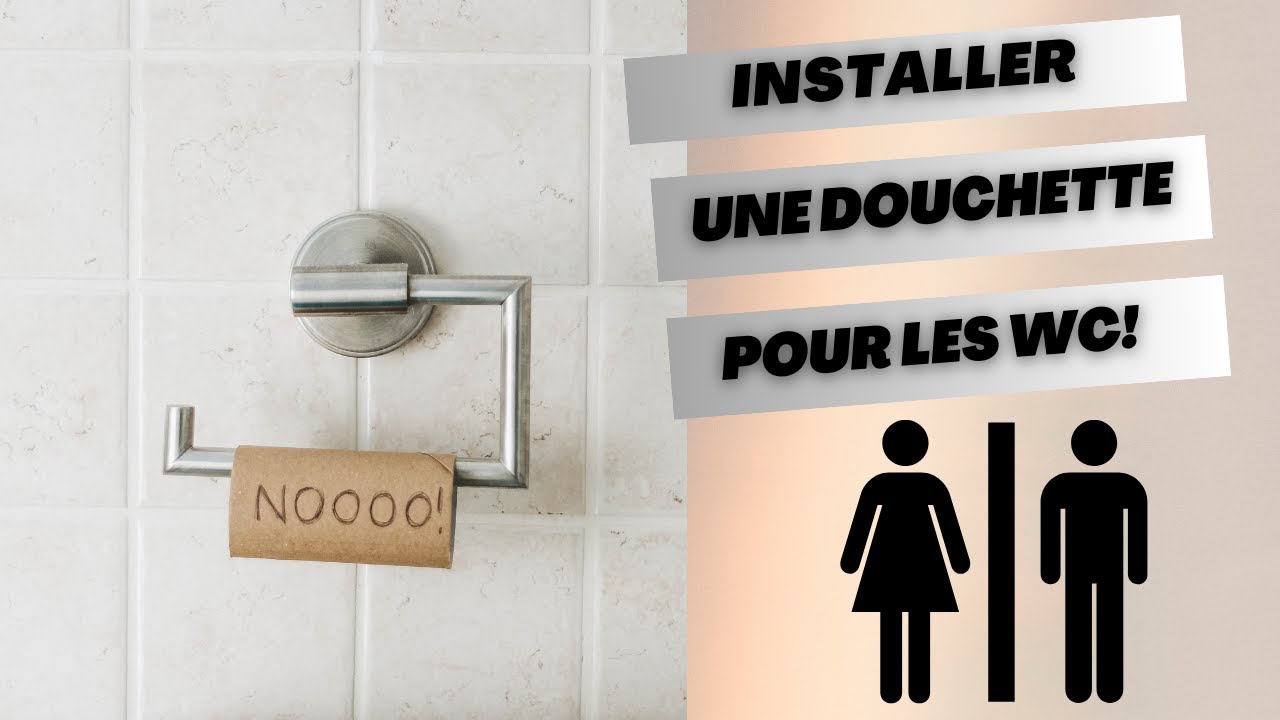 Comment installer une douchette WC 100% HYGI&Egrave;NE!!