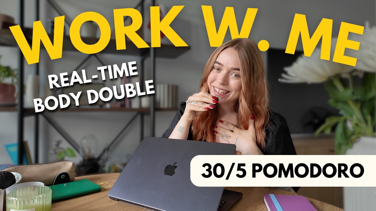 Virtual BODY DOUBLING | January plan/work w. me | Jazz + rain