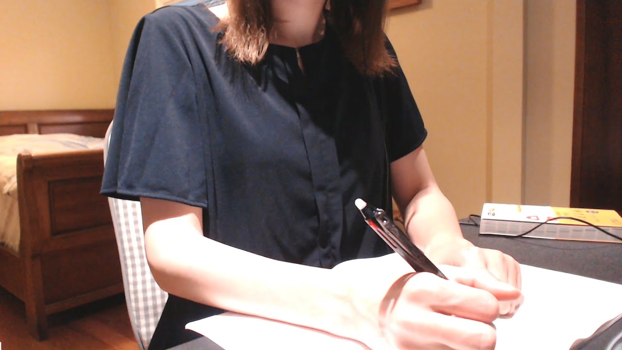 *ASMR*囁きながら英語の勉強する study English/book sound/writing/*作業用*