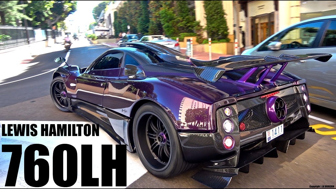 Lewis Hamilton Driving His Pagani Zonda 760LH in Monaco! [Monaco Supercar Insanity #8]