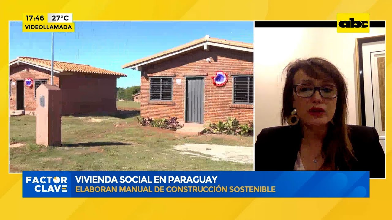 Vivienda social en Paraguay: elaboran manual de construcción sostenible