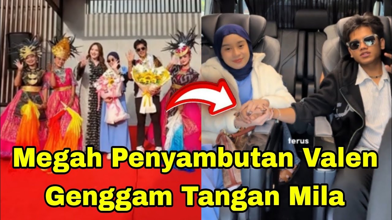 MEGAH PENYAMBUTAN VALEN GENGGAM TANGAN MILA ERAT, SYANG SA**KITT GEMES