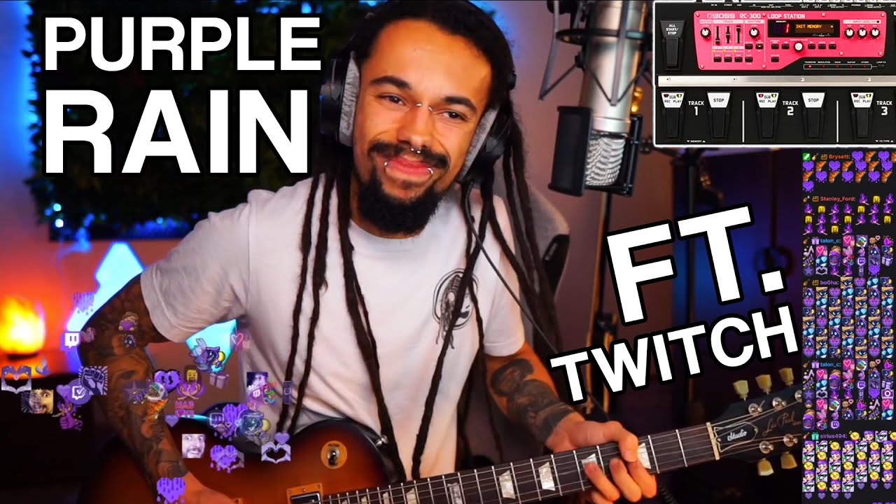 Purple Rain - Prince ft. Twitch | Live Loop Station Cover (BOSS RC-300)