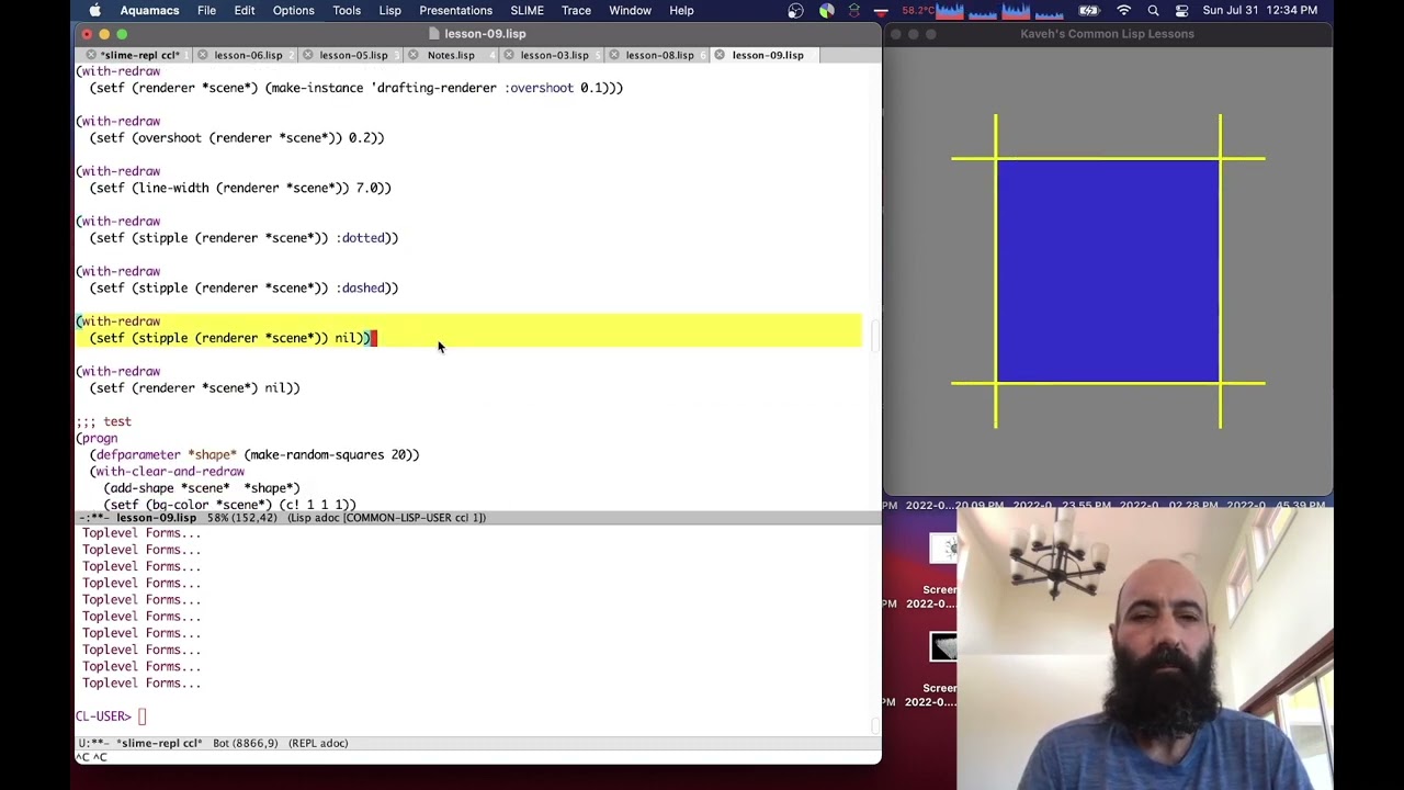 Kaveh's Common Lisp Lesson 09: Renderers Part 1