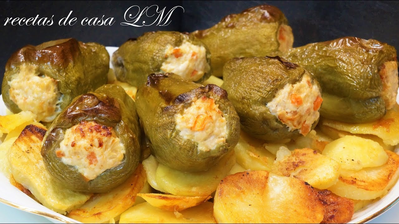 PIMIENTOS RELLENOS DE CARNE RECETA FÁCIL Y RÁPIDA