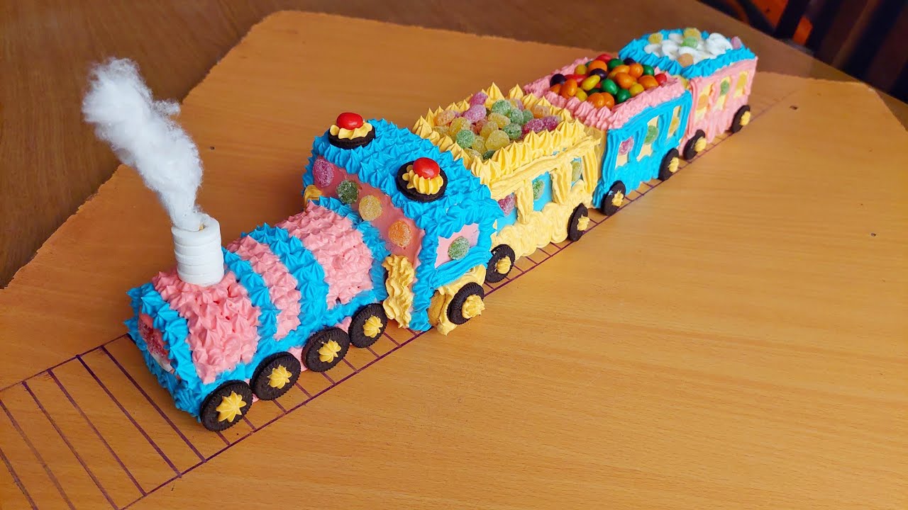 Train Cake by Cooking Pearls | How to make Goods train Cake |How to make Train Cake | Cooking Pearls