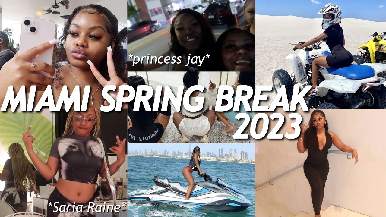 I WENT TO MIAMI FOR SPRING BREAK *GIRLS TRIP* ft Saria Raine, Princess Jay, & More!