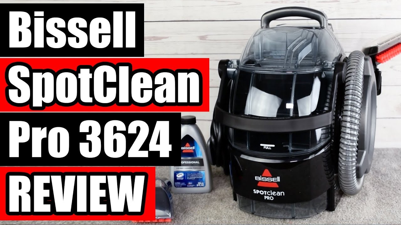 Bissell Spotclean Pro 3624 Review - Portable Carpet Cleaner