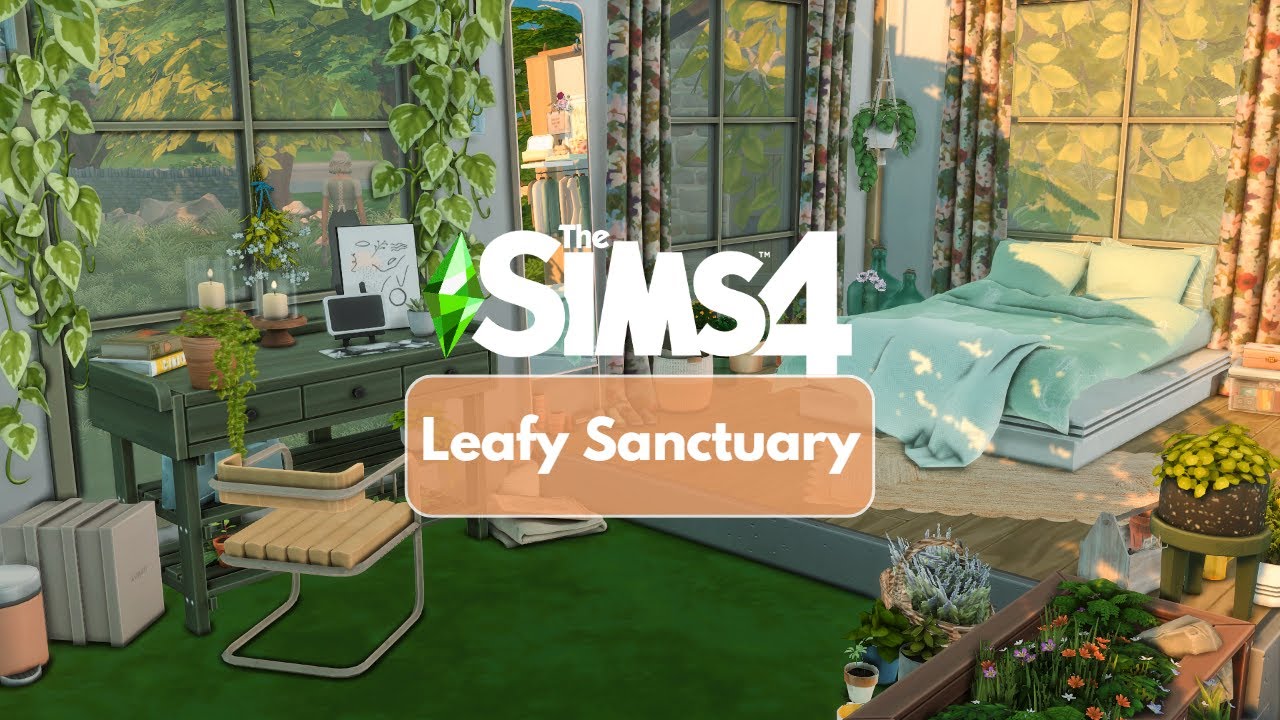 The Sims 4 🌞|| Leafy Sanctuary 🪻|| Speedbuild 🌼