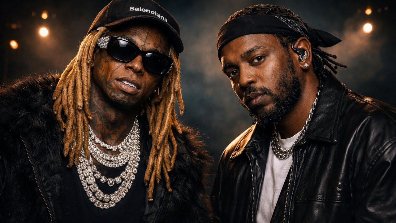 "Lil Wayne ft Kendrick Lamar - Burden of the Crown (Official Lyrics Video)"