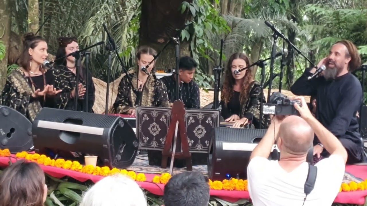 Ilahi Sufi Qawwali  choir at Alegria festival Ubud Bali @ Bambu Indah new years eve