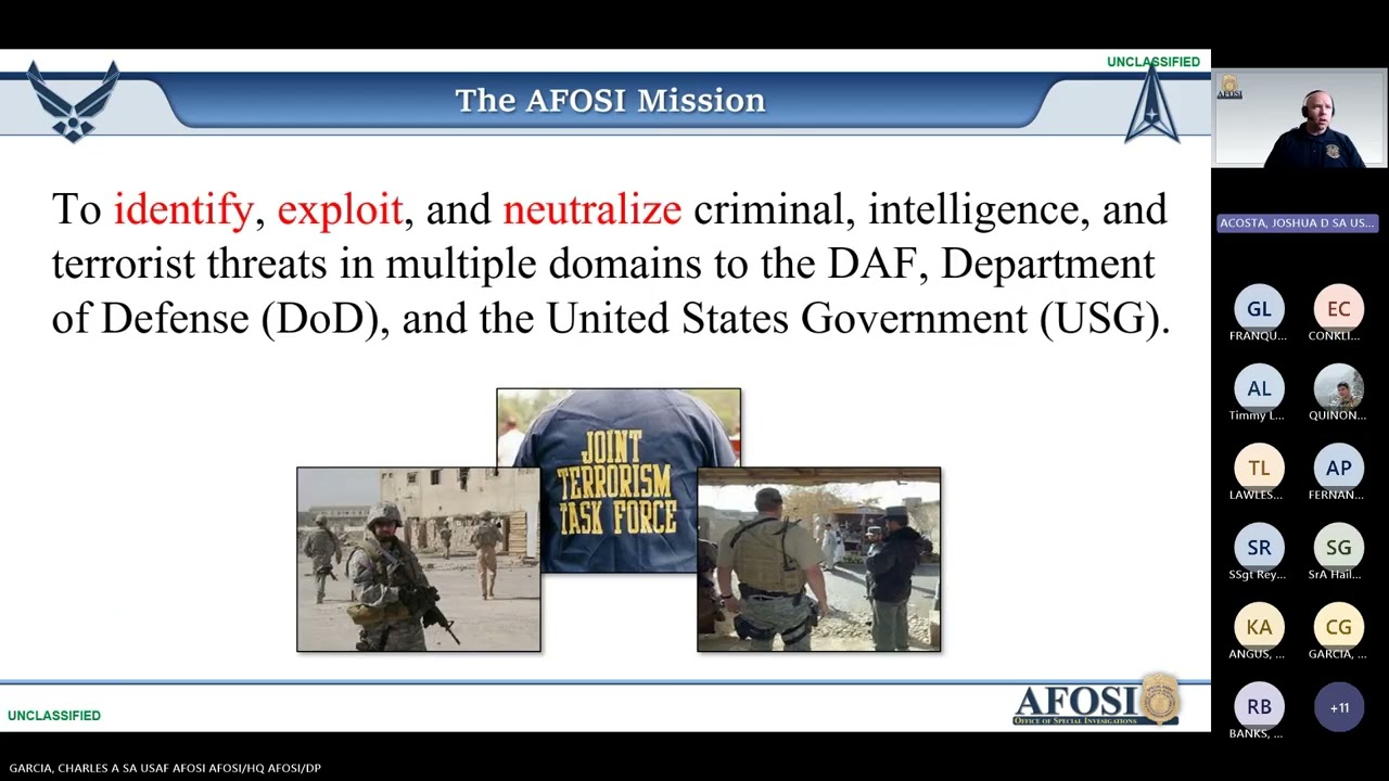 AFOSI Recruitment Briefing - 2025.04.24