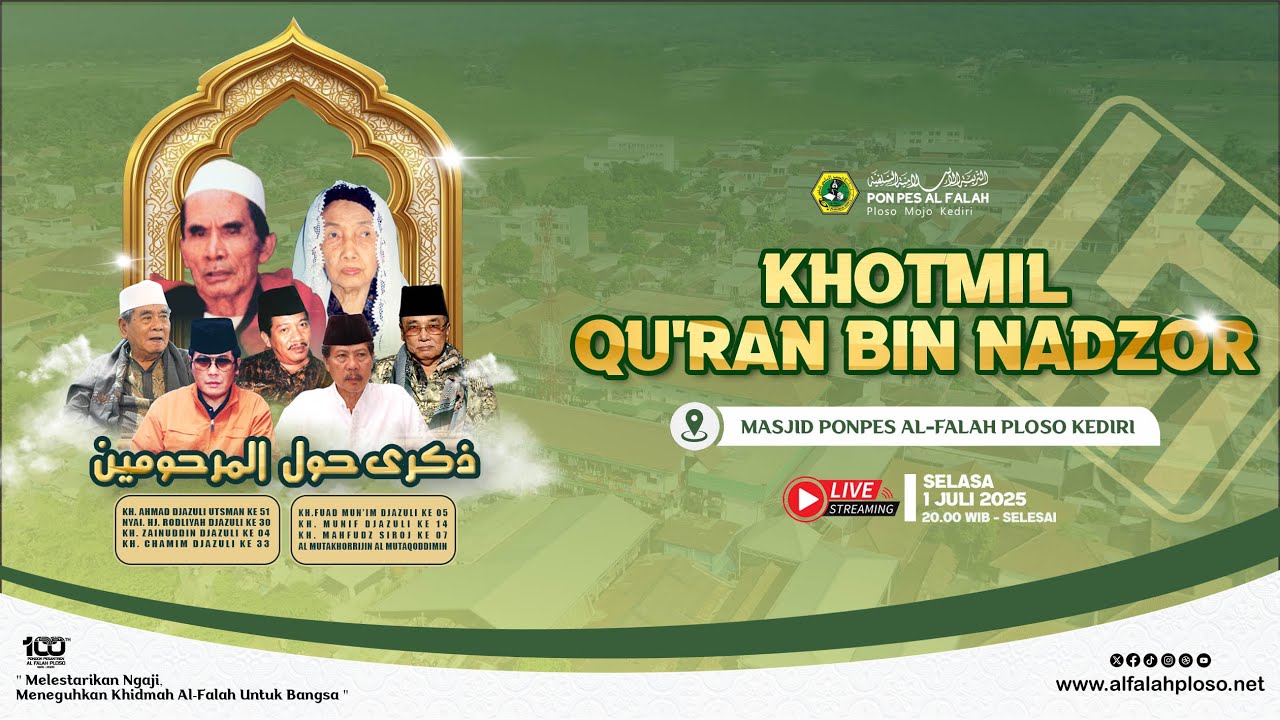 (LIVE) KHOTMIL QUR'AN BIN NADHOR PRA HAUL AKBAR PP. AL FALAH PLOSO