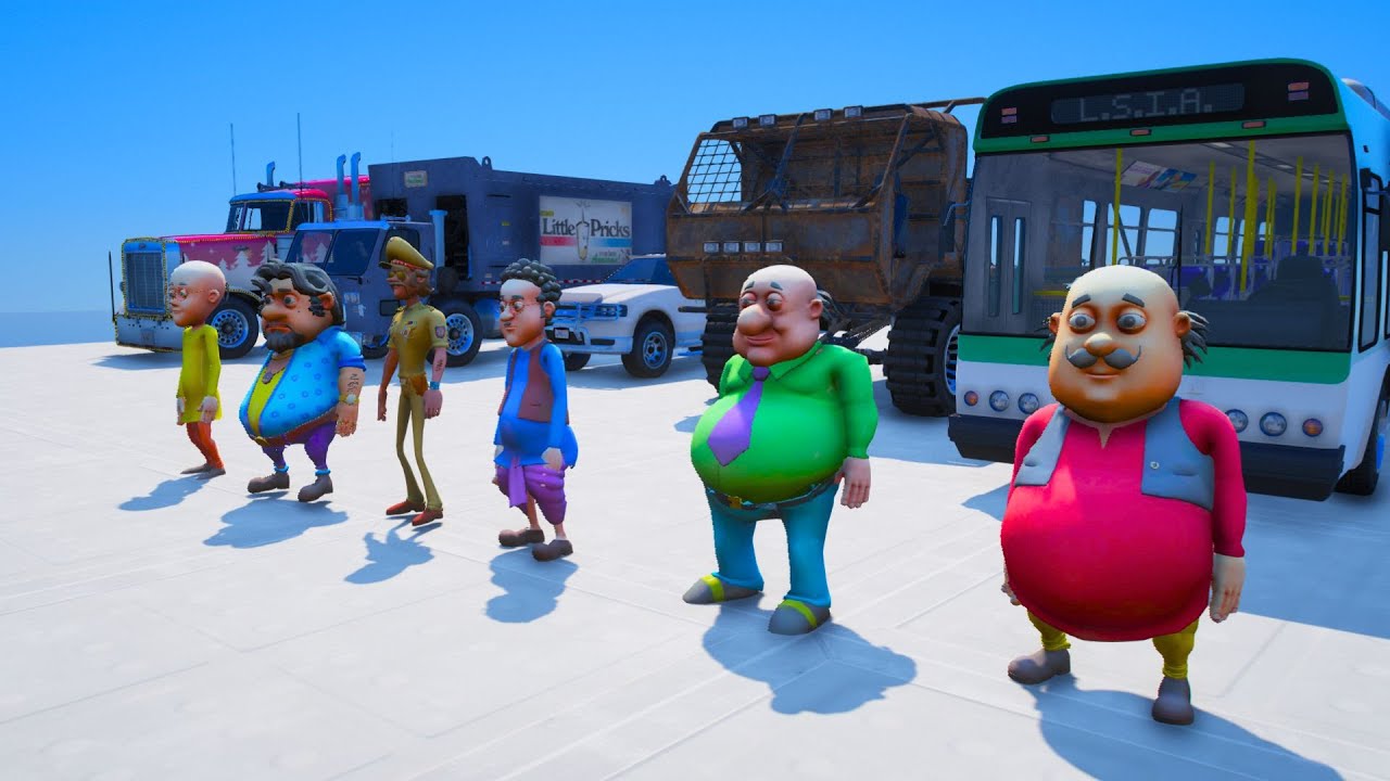 Motu Patlu Impossible Parkour Ramp Challenge In Gta 5