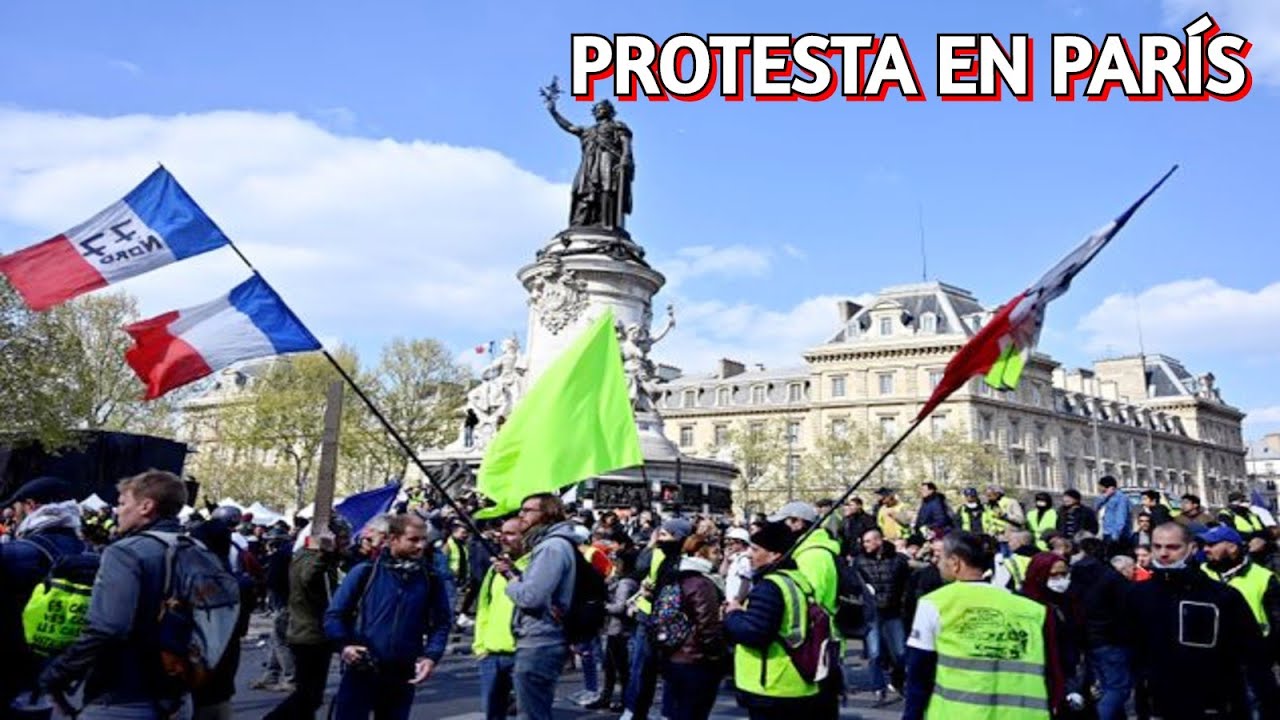 Mi primera protesta en París (les gillets jaunes) Protest in Paris!