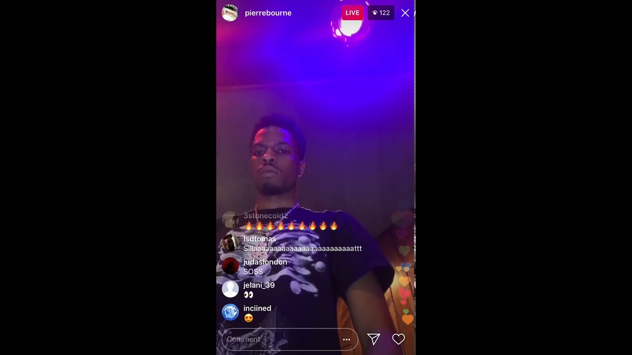17 minutes of Pierre getting lit to his songs in the studio(Family matters, zodiac sign, more)