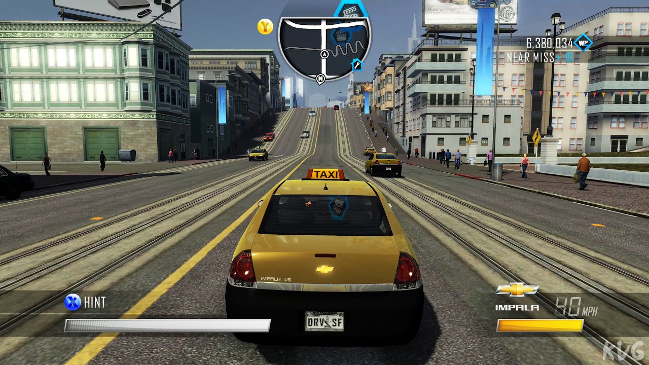 Driver San Francisco - Chevrolet Impala (Taxi) - Open World Free Roam Gameplay (PC UHD) [4K60FPS]