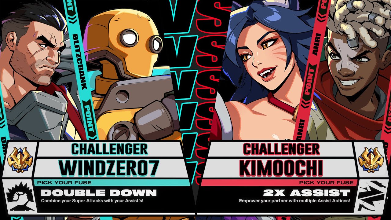 Windzero7 (Blitzcrank / Darius) vs Kimoochi (Ahri / Ekko) - 2XKO