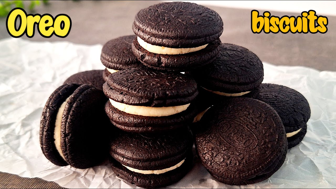 🖤 Homemade Oreo biscuits
