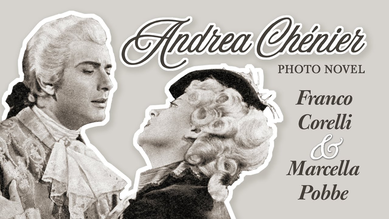 RARE! Andrea Ch&eacute;nier PHOTO NOVEL (1960) Franco Corelli & Marcella Pobbe (in English + Italian subt.)