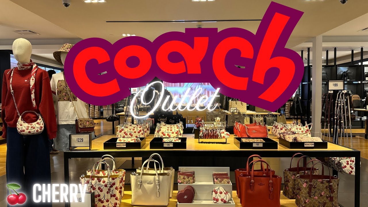 🍒NEW🍒Coach Outlet Cherry Print - BAGS, SLGS, CHARMS & MORE!!!! 