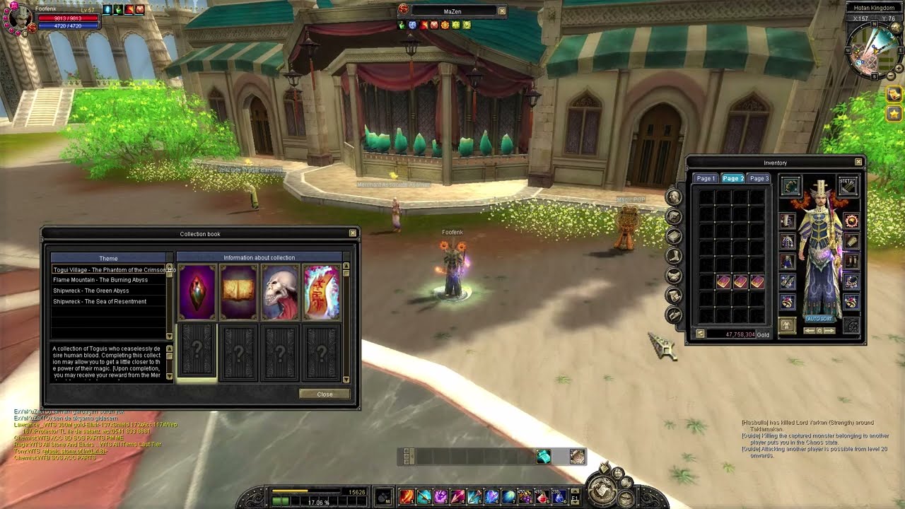 Olden (Silkroad) - Collection Complete! [7 DG Seal of Sun Weapon]