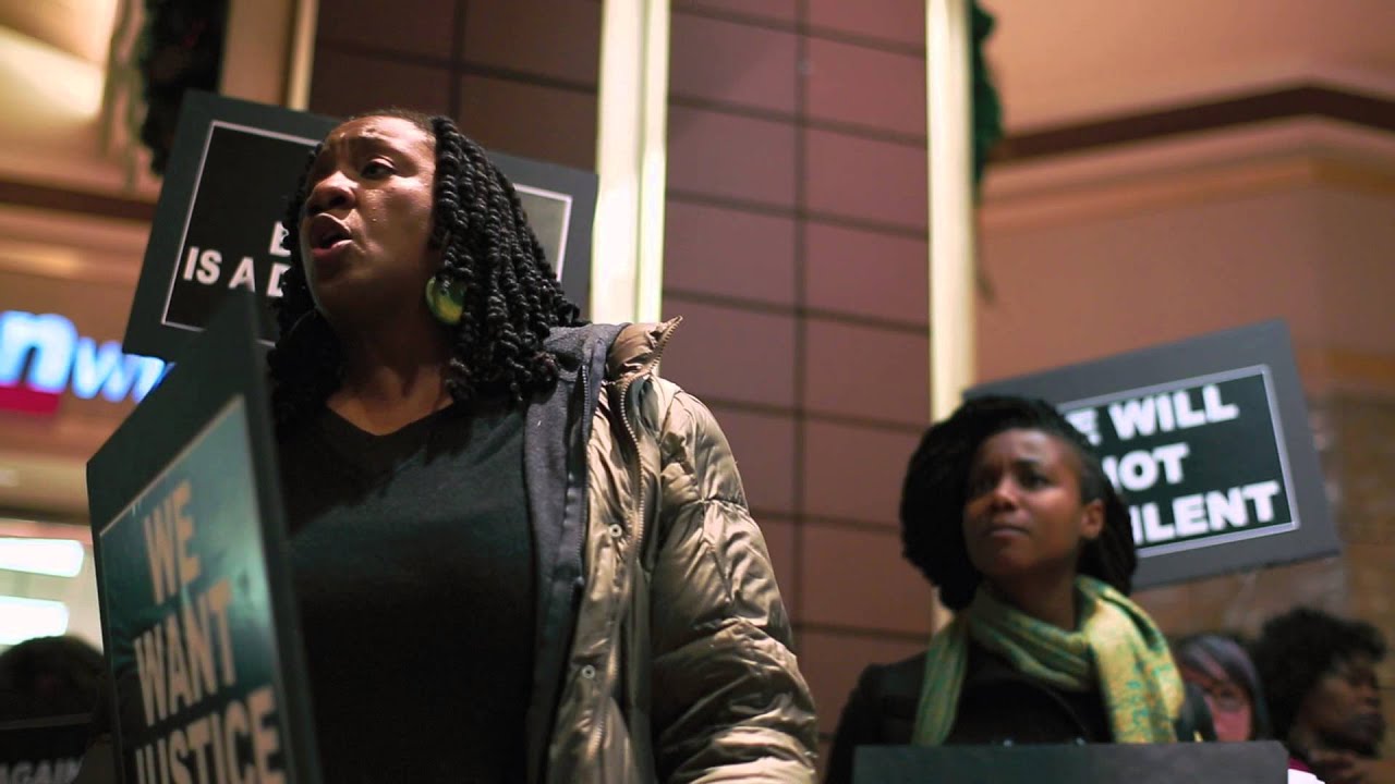 Black Lives Matter - Monica Dennis Speech - New York City - Brooklyn - Atlantic Terminal Mall