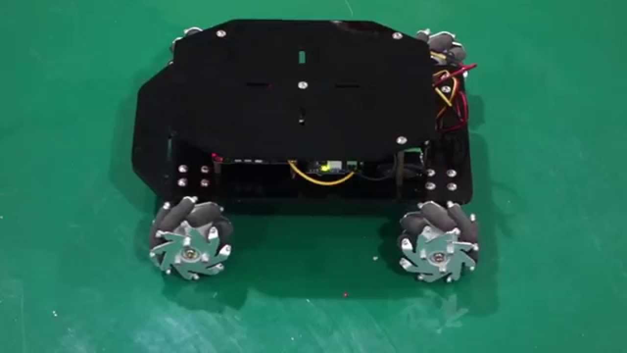 4WD omni directional robot DEMO