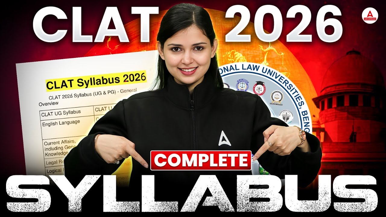 CLAT 2026 Updated Syllabus Out ? | CLAT Complete Syllabus Details In One Video