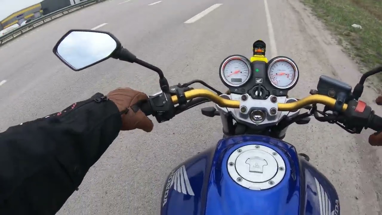 Honda CB600 Hornet. 0-100 km/h test | JureckijLife