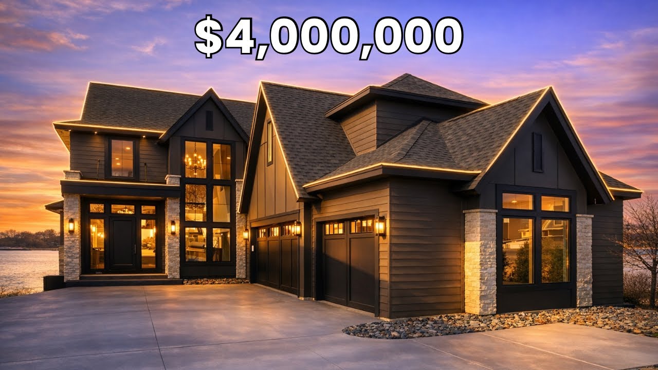 $4,000,000 Lakefront Luxury Home Tour | Prior Lake, MN